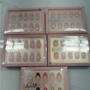 Glamnetic Press-On Nails - Pink and Nude Collection